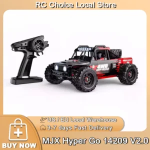 MJX 14209 Hypergo 1/14 V2.0 Rc Remote Control Car 3S/2S Battery 4WD Off-road Racing RC Truck 2.4G Brushless Drift Car Electric