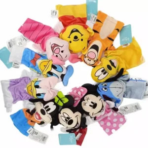 Disney Mickey Minnie Mickey Mouse Puppet Gloves Parent-child Interactive Early Childhood Education Children Plush Toys Puppet
