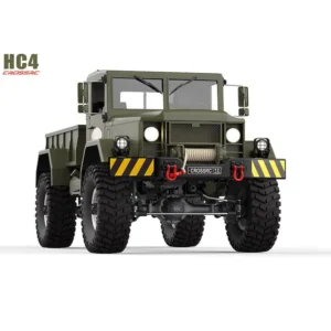 CROSSRC HC4 RC Remote Control Electric Off Road Truck American Military Rock Crawler 4WD Model Truck For Adult Hobby Enthusiasts