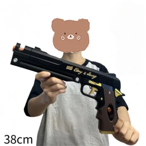 Cosplay Model Guns DMC Dante Guns Ebony Ivory Prop Weapons Safety PU Rubber Halloween No Shotting Gift