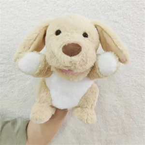 Christmas Movable Open Mouths Animal Puppets Cow Duck Pig Dog Horse Sheep Stuffed Hand Storytelling Soft Teaching